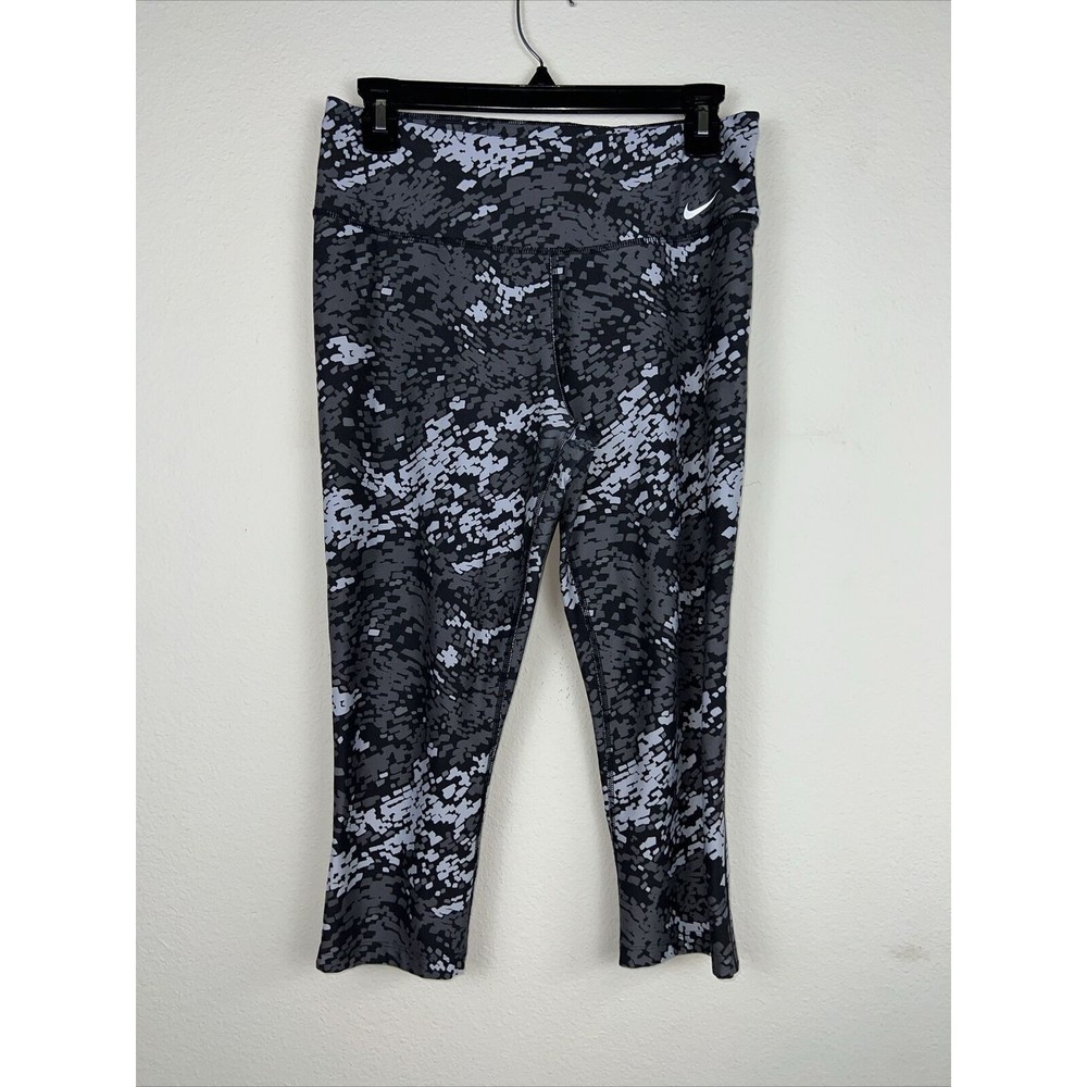 Leggings Nike MedWomen's Legend Tight Fit Training Running black gray graph